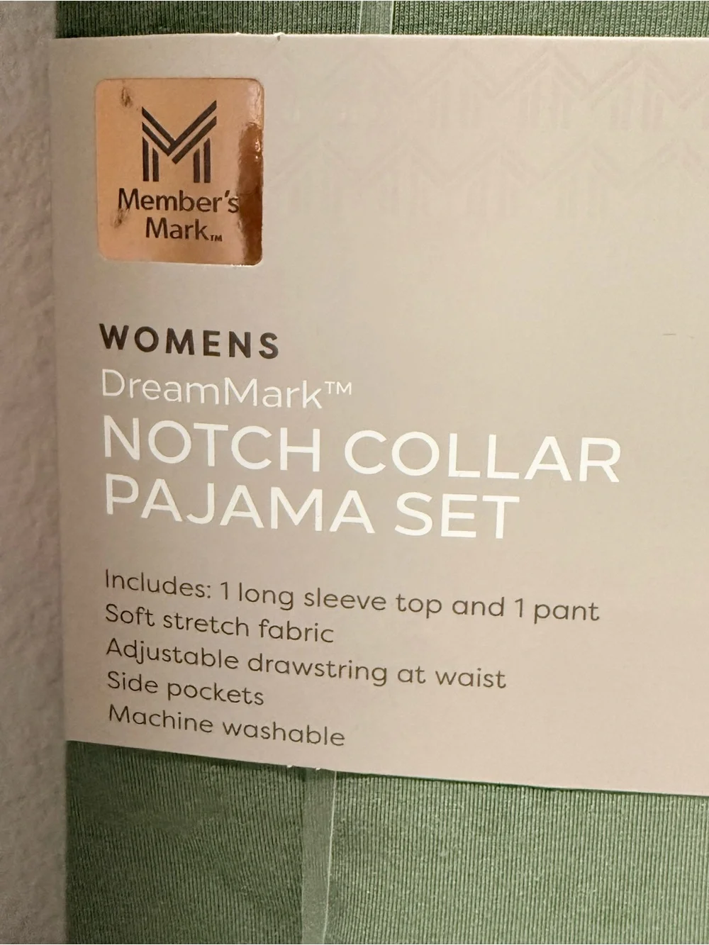 Notch collar pijama set